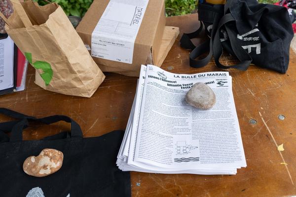 Journal conçu pendant l'Ecole d'Urbanisme Nomade (image: Bea Borgers) Journal conçu pendant l'Ecole d'Urbanisme Nomade (image: Bea Borgers)